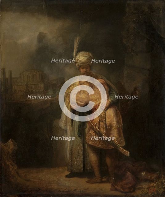 Separation of David and Jonathan, 1642. Creator: Rembrandt Harmensz van Rijn.