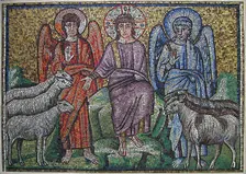 Separation of Sheep and Goats, Byzantine, early 20th century (original dated early 6th century). Creator: Unknown