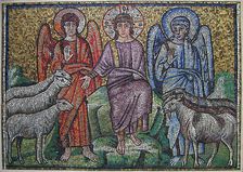Separation of Sheep and Goats, Byzantine, early 20th century (original dated early 6th century). Creator: Unknown