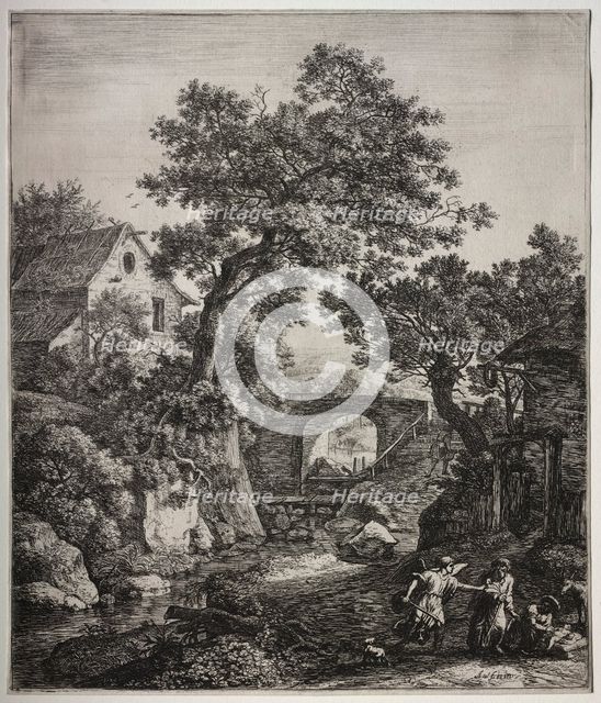 Sephora Circumcising Her Son. Creator: Anthonie Waterloo (Dutch, 1609/10-1690).