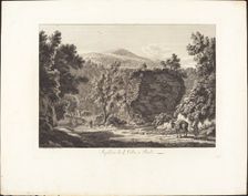 Sepolcro di L. Cellio a Tivoli, 1795. Creator: Albert Christoph Dies
