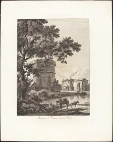Sepolcro di Plauzio vicini a Tivoli, 1795. Creator: Albert Christoph Dies
