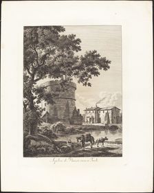 Sepolcro di Plauzio vicini a Tivoli, 1795. Creator: Albert Christoph Dies