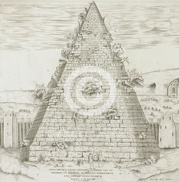 Sepluchrum C. Cesti, 1549. Creator: Unknown.