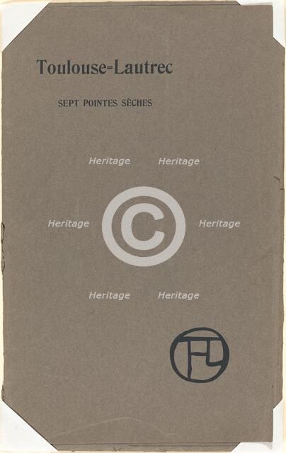 Sept pointes seches, published 1911. Creator: Henri de Toulouse-Lautrec.