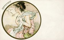 September 1900. Artist: Alphonse Mucha