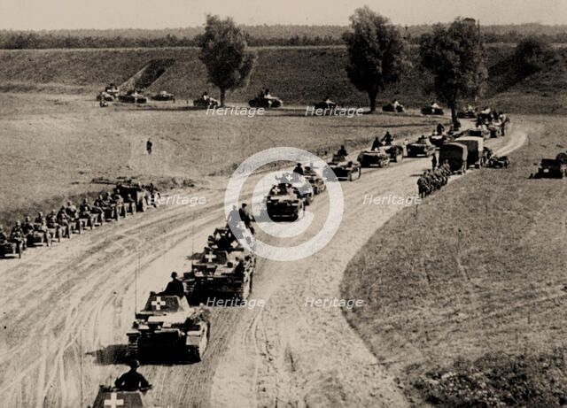 September 1, 1939. The Second World War begins with the German attack on Poland, 1939. Creator: Unknown photographer.