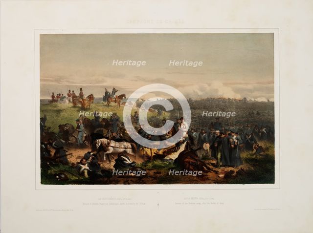 September 20, 1854. Retreat of the Russian Army after the Battle of the Alma, 1855. Creator: Guérard, Eugène Charles François (1821-1866).
