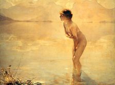 September Morn 1912. Artist: Paul Chabas