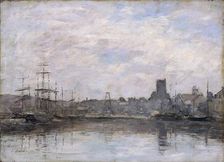 September Morning: Port of Fecamp 1880. Artist: Eugene Louis Boudin