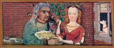 September - an ill-matched couple, 15th century, (1939). Creator: Robinet Testard