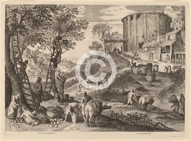 September and October, 1615. Creator: Aegidius Sadeler II.