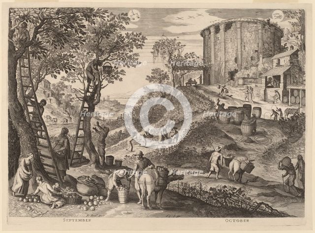 September and October, 1615. Creator: Aegidius Sadeler II.