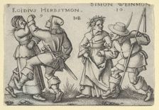 September and October, from The Peasants Feast or the Twelve Months, 1546-47. Creator: Sebald Beham