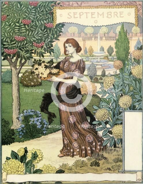 'Septembre', 1896. Creator: Eugene Samuel Grasset.