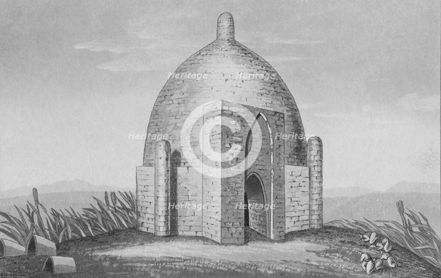 'Sepulchral Monument of a Kirgese Chief', c19th century. Artist: William Read.