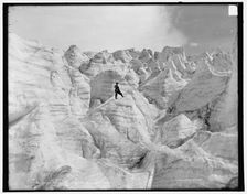 Seracs in Illecillewaet Glacier, Selkirk Mountains, B.C., c1902. Creator: Unknown