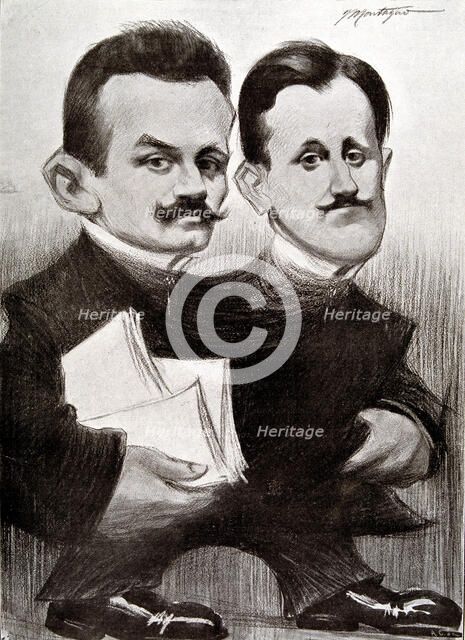 Serafin y Joaquin Alvarez Quintero, (1871-1938) (1873-1944). Spanish writers.