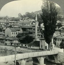 Serajevo, Yogslavia - Scene of Murder of Crown Prince which Started Flame that Engulfed All Europe Creator: Unknown