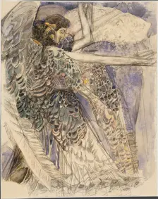 Seraph, 1904-1905. Creator: Vrubel, Mikhail Alexandrovich (1856-1910)