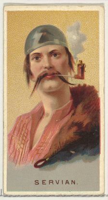 Serbian, from World's Smokers series (N33) for Allen & Ginter Cigarettes, 1888. Creator: Allen & Ginter