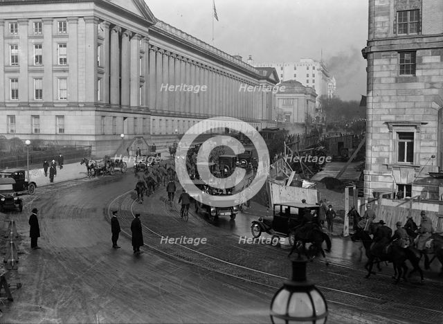 Serbian Mission To The U.S. - Various Groups, 1918. Creator: Harris & Ewing.