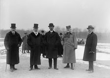 Serbian Mission To The U.S. at Mount Vernon, with Sec. Lansing, 1918. Creator: Harris & Ewing