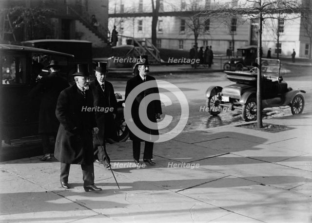 Serbian Mission To U.S., 1918. Creator: Harris & Ewing.