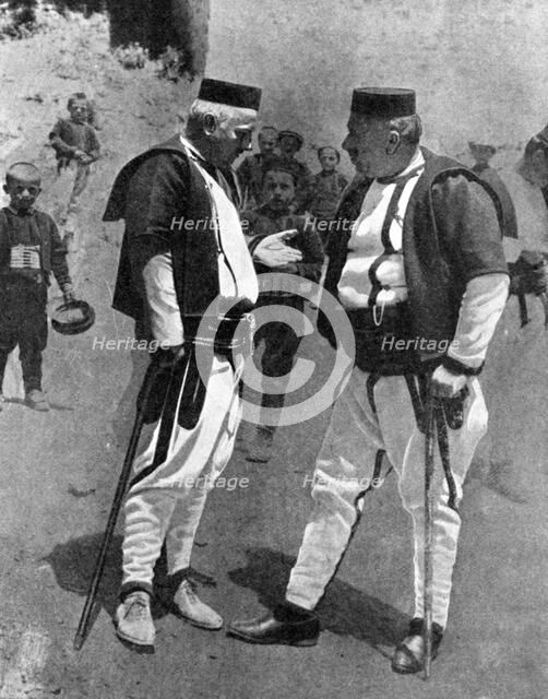 Serbian peasants, 1936. Artist: Unknown