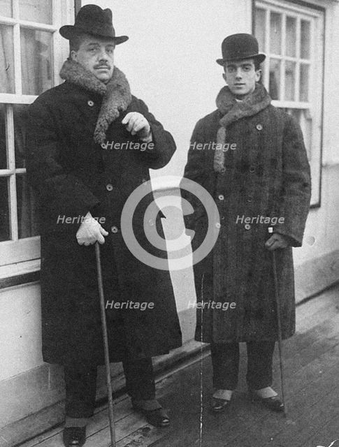 Serge Diaghilev and Léonide Massine, c. 1925.