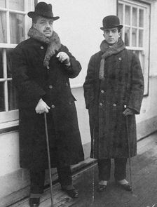 Serge Diaghilev and Léonide Massine, c. 1925