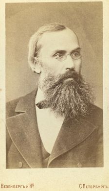 Serge i Vasilevich Maksimov, head-and-shoulders portrait, facing slightly..., between 1880 and 1886 Creator: Unknown