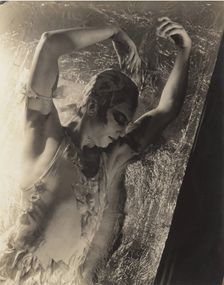 Serge Lifar in the Ballet "Le Spectre de la Rose" (The Spirit of the Rose) by Michail Fokine, 1931. Creator: George Platt Lynes