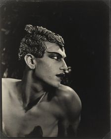 Serge Lifar in the "Prélude à l'après-midi d'un faune" by Claude Debussy, 1932. Creator: George Platt Lynes