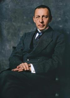 Serge Rachmaninoff, portrait photograph, 1918 Dec. 10. Creator: Arnold Genthe