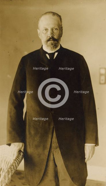 Serge Witte in his room at the Wentworth Hotel, Portsmouth, 1905. Creator: Unknown.