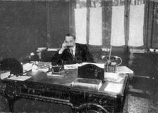 Serge Voronoff, Russian-born French surgeon, 1923