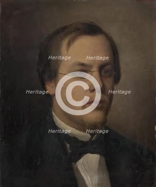 Sergey Petrovich Botkin, 1862. Creator: Mikhail Botkin.