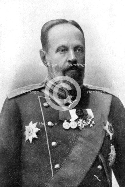 Sergey Yulyevich Witte, First constitutional prime minister of tsarist Russia, c1905. Artist: Unknown