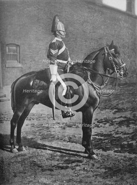 'Sergeant, 2nd Dragoon Guards (Queen's Bays)', c1880. Artist: Gregory & Co.