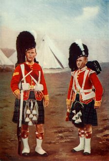 Sergeant and Bugler, 1st Argyle and Sutherland Highlanders 1900. Creator: Gregory & Co