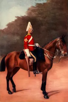 Sergeant of the Inniskilling Dragoons 1900. Creator: Gregory & Co