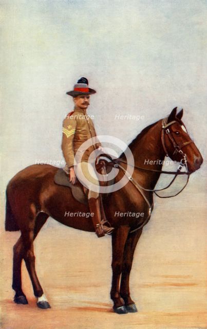 'Sergeant-Major of the New South Wales Lancers', 1900. Creator: Gregory & Co.