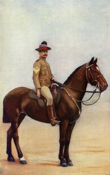 Sergeant-Major of the New South Wales Lancers 1900. Creator: Gregory & Co