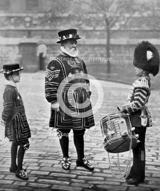 Sergeant-Major Patrick Penrose, the 'Yeoman Porter', London, 1896. Artist: Gregory & Co