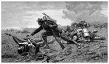 Sergeant Tanviray at Loigny 1895.Artist: Dormoy