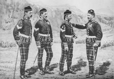 Sergeants, Seaforth Highlanders c1880. Artist: Gregory & Co