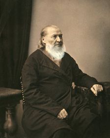 Sergei Aksakov, Russian author, 1850s. Artist: Karl August Bergner