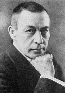 Sergei Rachmaninoff (1873-1943), Russian-American composer, pianist, and conductor