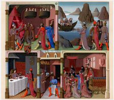Sergius Orata and other Romans, 1473-1480.Artist: Francois Fouquet